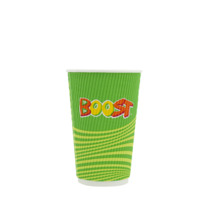 Boost Juice Triple Wall Corrugated Cup 16oz New x 500