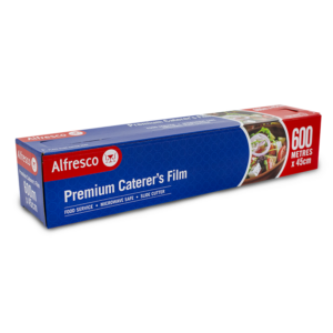 1 Roll x Alfresco by Huhtamaki  Premium Caterer's Film 600m x 45cm