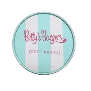Betty's Printed PE Lined Lid To Suit 24oz Container