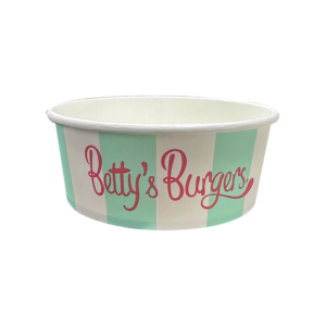 Betty's Printed 24oz PLA Lined Container