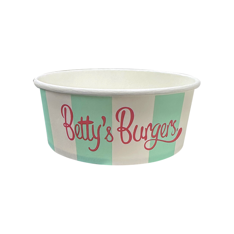 Betty's Printed 24oz PLA Lined Container