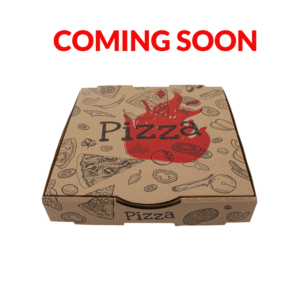 COMING SOON!  9 inch Kraft Printed Pizza Box