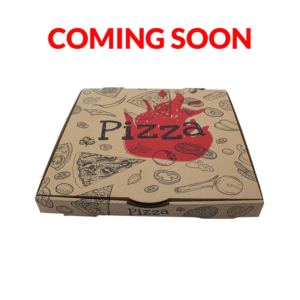 COMING SOON!  15 inch Kraft Printed Pizza Box