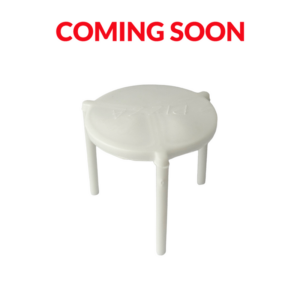 COMING SOON!  White PP Pizza Lid Stand