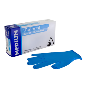 Gloves Nitrile Medium Blue