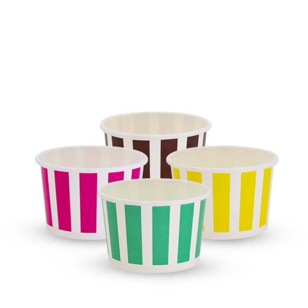 3OZ CANDY STRIPE ICE CREAM PAPER CUP
