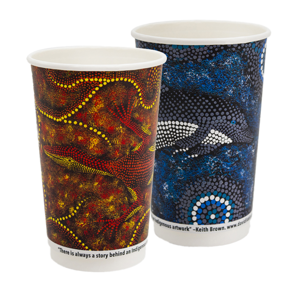 True Fill Double Wall Indigenous PLA Hot Cup 16oz