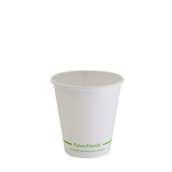 10oz True Fill Single Wall White PLA Lining Hot Cup 86.5mm