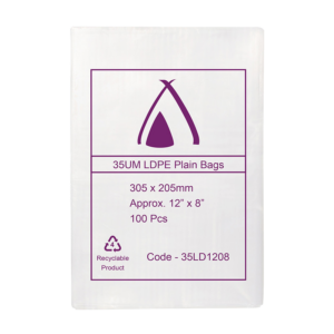 LDPE Clear (12x8") 35um Bag