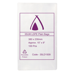 LDPE Clear (15x9") 35um Bag