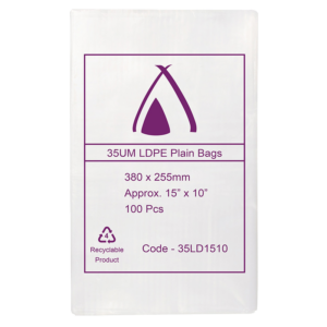 LDPE Clear (15x10") 35um Bag