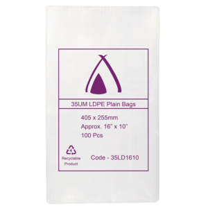 LDPE Clear (16x10") 35um Bag