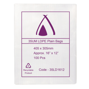 LDPE Clear (16x12") 35um Bag