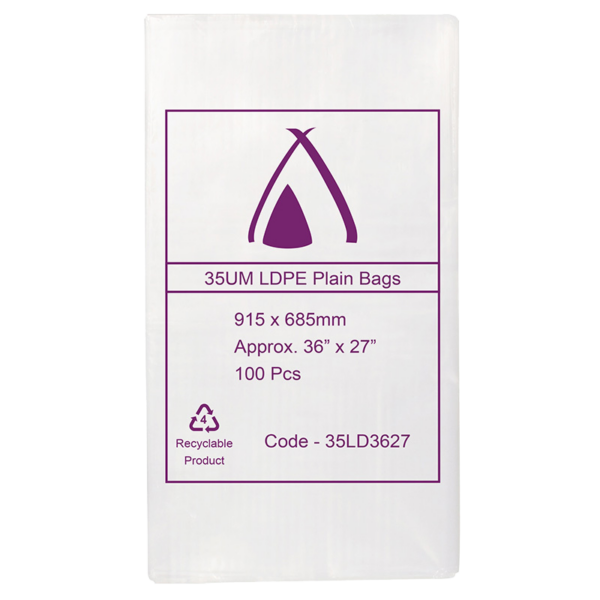 LDPE Clear (36x27") 35um Bag
