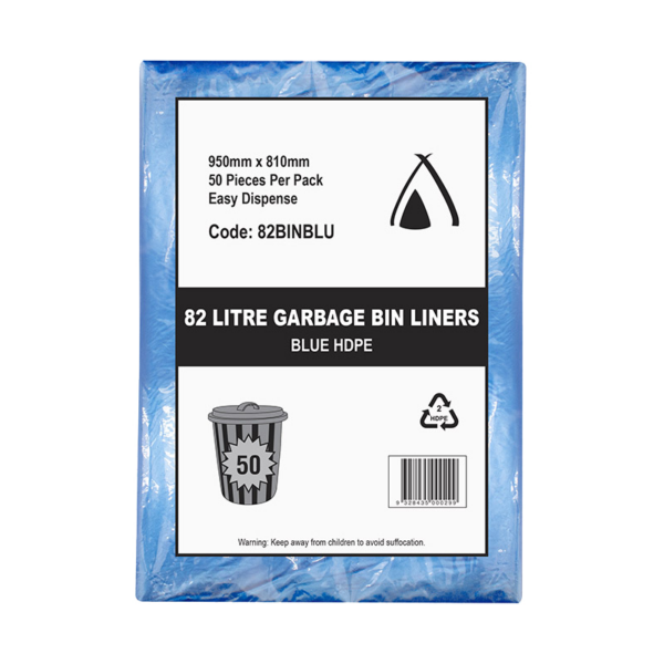 82 LTR HD BLUE B/LINER 950 X 810 MM S/S