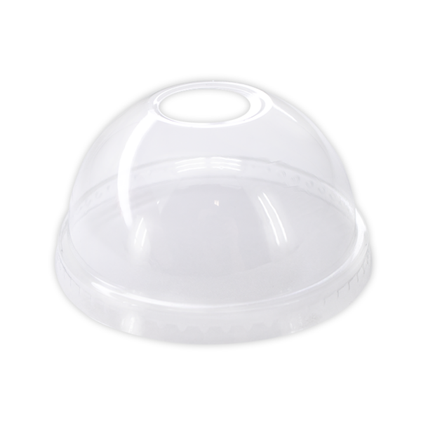 Lids to suit PP Drinking Cup - Clear PP, Small Dome