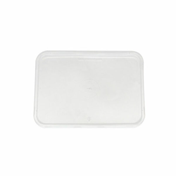 Chanrol Rectangular Container Lids - PP Flat, Fits C500-C1000 containers