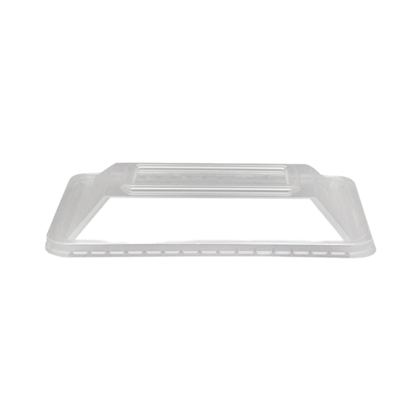 Chanrol Rectangular Container Lids - PET Dome, Fits C500-C1000 containers