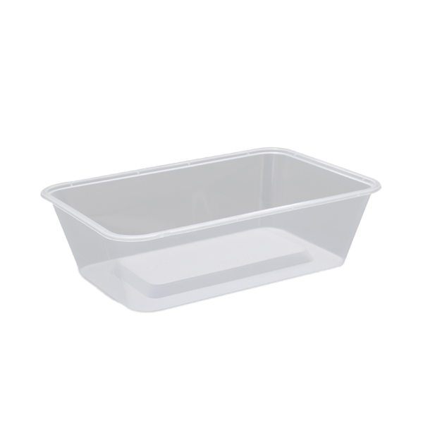 Chanrol Clear Rectangular Container - Polypropylene (PP), 600ml