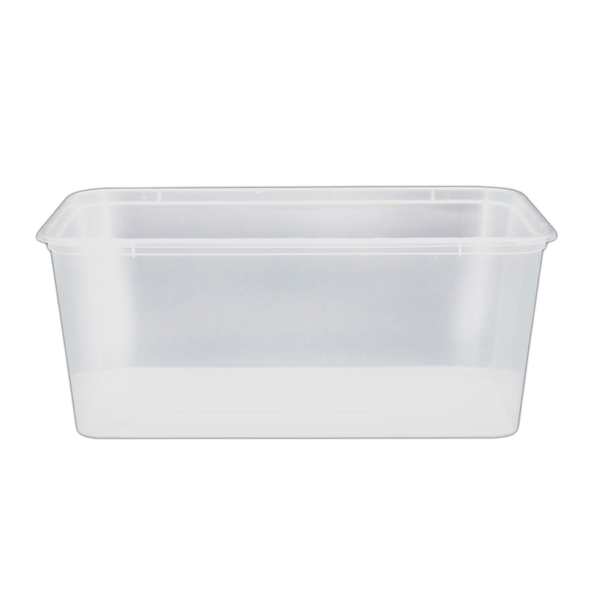 Chanrol Clear Rectangular Container - Polypropylene (PP), 1000ml