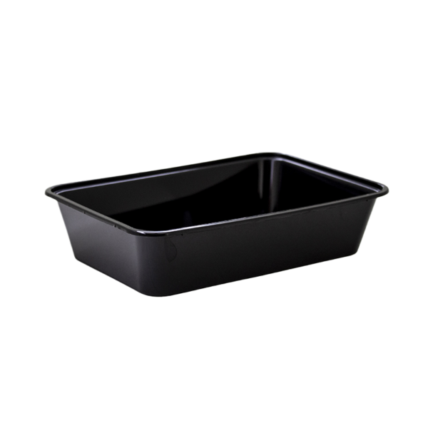 Chanrol Black Rectangular Container - Polypropylene (PP), 500ml