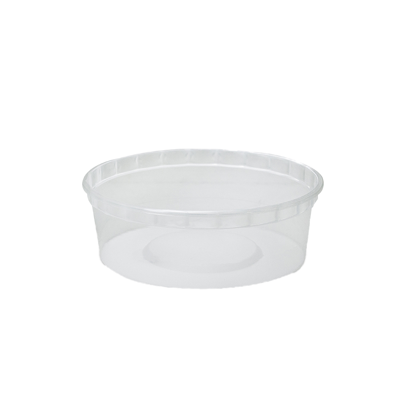 Chanrol Clear Round Containers - Polypropylene (PP), 280ml