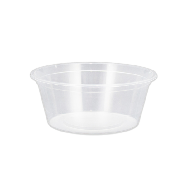 Chanrol Clear Round Containers - Polypropylene (PP), 300ml