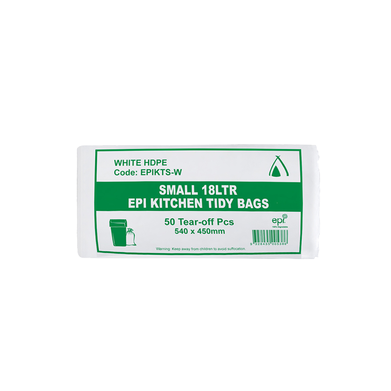 Small 18 Litre EPI White Bin Liner Roll