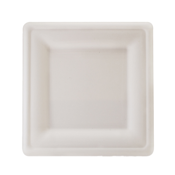 Sugarcane Square Plates 8"