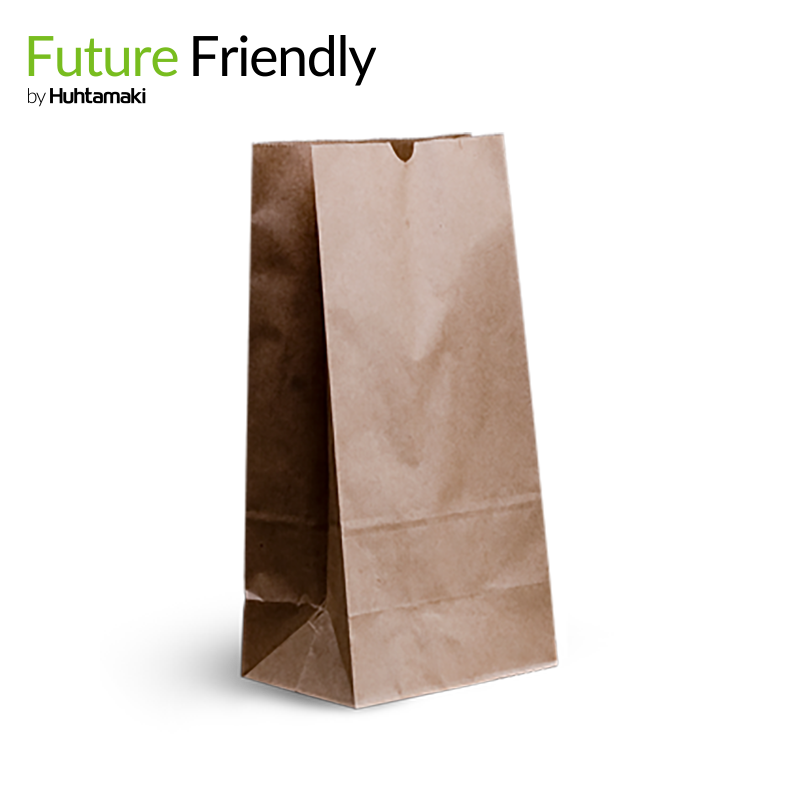 FSC Mix Credit #12 Kraft Brown SOS Blocked Bottom Paper Bag 330L x 180W x 115G mm