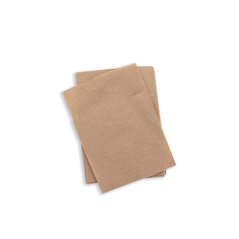 FSC Mix Credit 1 Ply Brown Dispenser Napkin Compact Fold