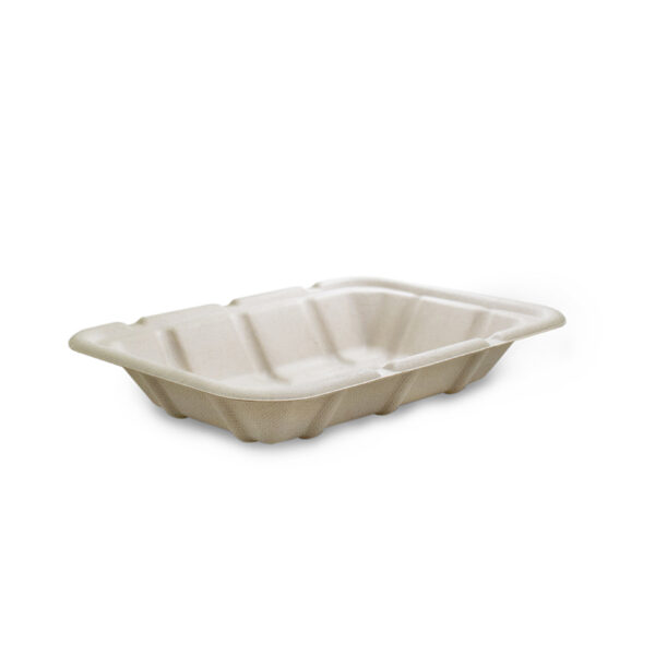 Sugarcane Food Trays Natural 7x5”