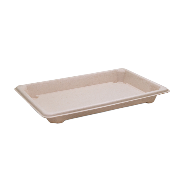 Sugarcane Sushi Trays NaturalSmall