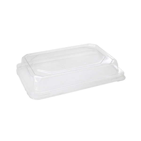 PET Lids To Suit Sugarcane Sushi Trays - Medium, PET