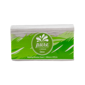 Pure Washroom Green Range Hand Slim Towels White