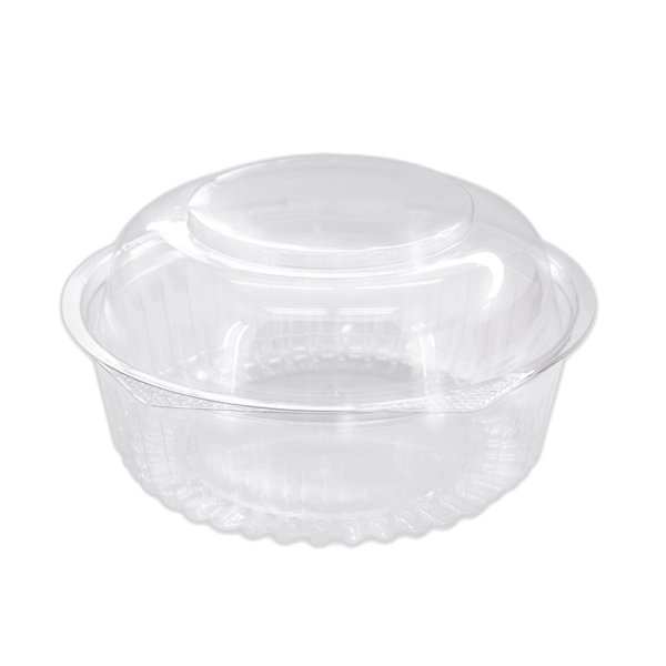 24oz Clear Shobowl with Dome Hinged Lid