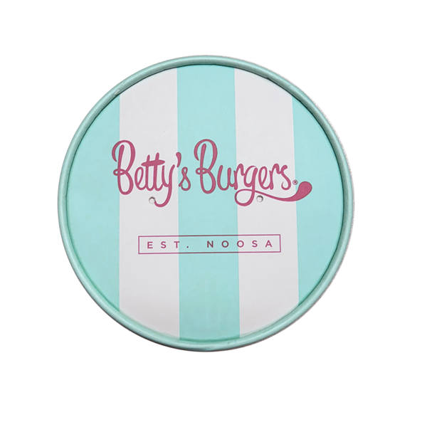 Betty's Printed PE Lined Lid To Suit 24oz Container
