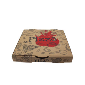 13 inch Kraft Printed Pizza Box
