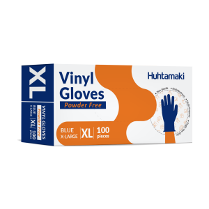 Gloves Vinyl Powder Free Blue Extra Large x 100