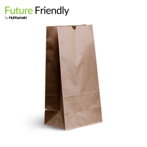 FSC® Mix Credit #12 Kraft Brown SOS Blocked Bottom Paper Bag 330L x 180W x 115G mm