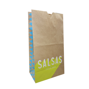 Salsas Printed #6 SOS Brown Bag