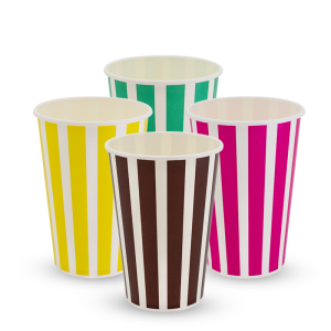 16oz Candy Stripe Paper Cold Cup