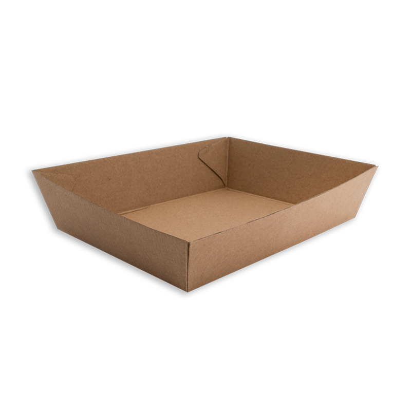 FSC® Kraft Board Tray #3 180 x 134 x 45mm