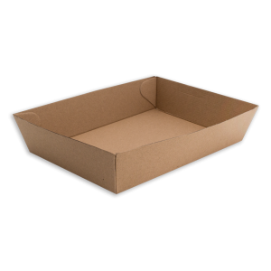 FSC® Kraft Board Tray #5 255 x 179 x 58mm