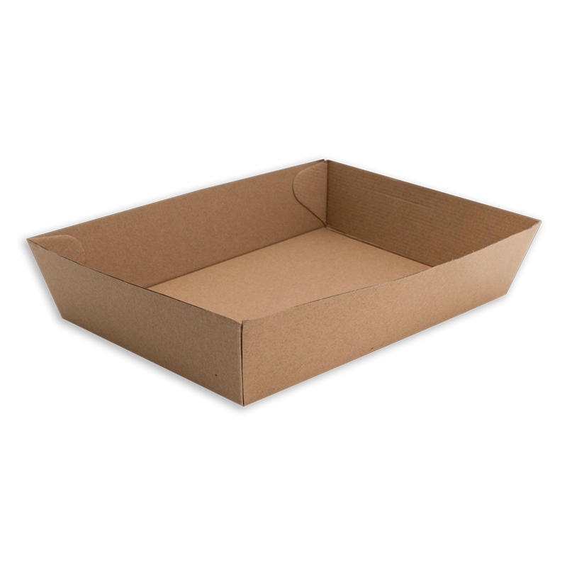 FSC® Kraft Board Tray #5 255 x 179 x 58mm