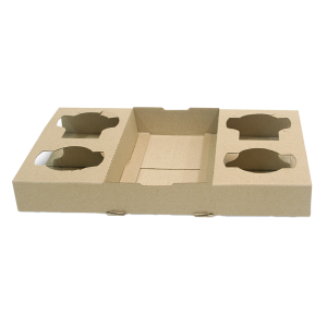 4 Cup Drink Tray with Perforation