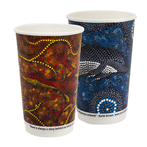 True Fill Double Wall Indigenous PLA Hot Cup 16oz