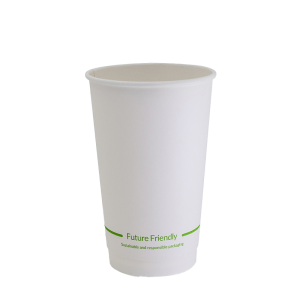 True Fill Double Wall PLA Hot Cup White 16oz