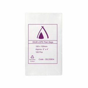 LDPE Clear (6x4") 35um Bag