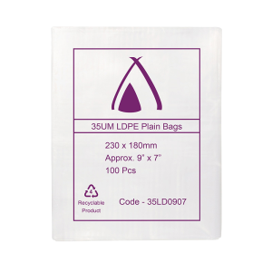 LDPE Clear (9x7") 35um Bag
